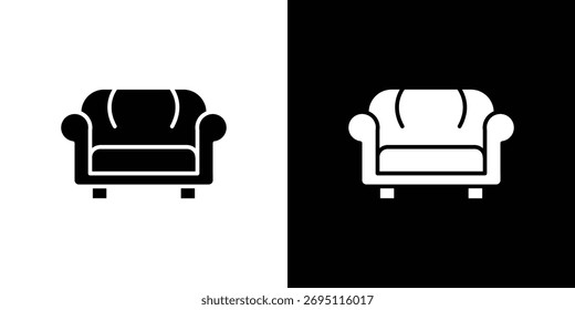 Concepto de icono de salón. icono de silueta.