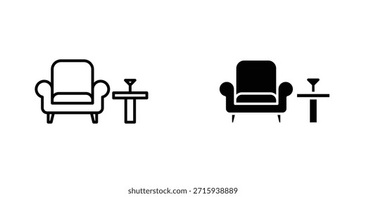 Colección de diseño de icono de salón. Signo y Vector para diseños de interfaz de usuario