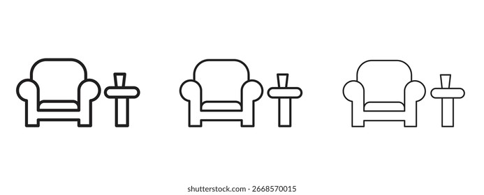 Lounge icon for Graphic Design Projects
