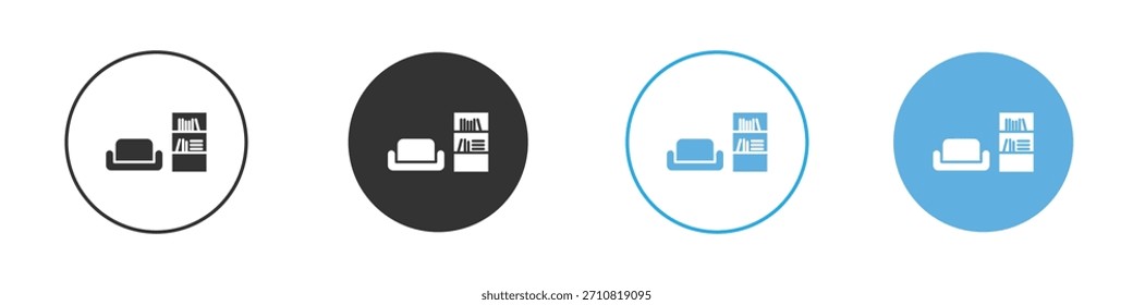 Icono de salón. Plantilla de diseño de iconos gráficos