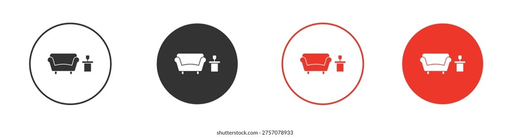 Lounge icon or logo. Collection of high quality black style vector icons.
