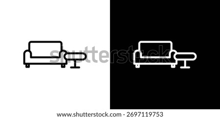 Lounge icon Logo. Vector Illustration. EPS Illustration.