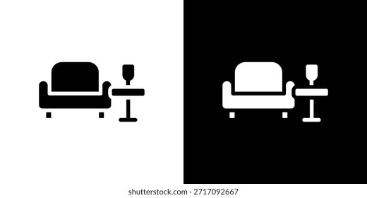 Conjunto de iconos de salón Diseño de Vector para concepto móvil y Diseño web.