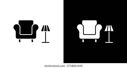 Lounge icon. Simple high quality pictogram. Modern solid style