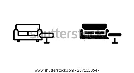 Lounge icon Simple vector illustration for graphic and web design.