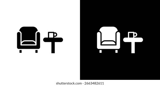Lounge icon symbol sign, vector, eps 10