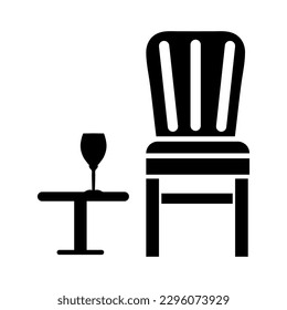 lounge icon. Trendy modern flat linear vector lounge icon on white background