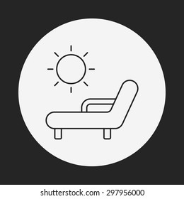 lounge line icon