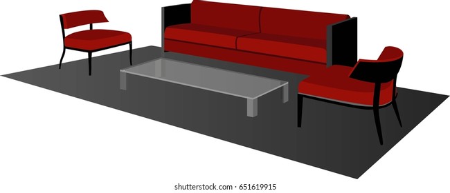 Lounge Table and chairs