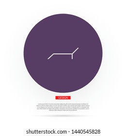 Lounger Beach Sunbed Chair vector icon . Lorem Ipsum Illustration design