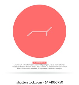 Lounger Beach Sunbed Chair vector icon . Lorem Ipsum Illustration design