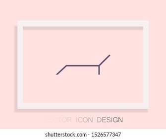 Lounger Beach Sunbed Chair vector icon . Lorem Ipsum Illustration design