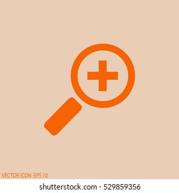 Loupe icon.