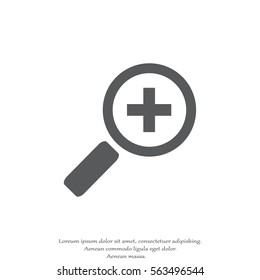 Loupe icon.