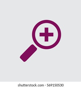 Loupe icon.