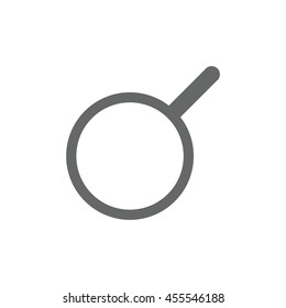 loupe icon, flat design style