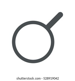 loupe icon, flat design style