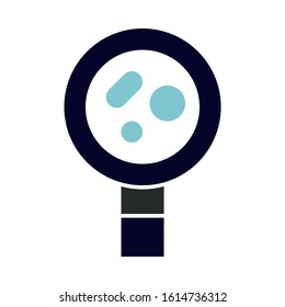 Loupe Icon. Flat Illustration Of Loupe Vector Icon. Loupe Sign Symbol