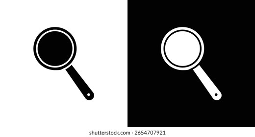 Loupe icon of a flat style vector