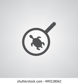 loupe icon illustration isolated vector sign symbol