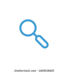 Loupe Icon Line Design Template Stock Vector (Royalty Free) 1604018605 ...