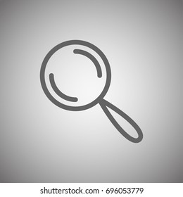 loupe icon, Magnifier