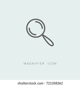 loupe icon, Magnifier