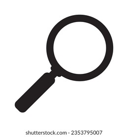 Loupe icon. Search icon. Magnifying glass icon, vector magnifier symbol.