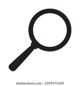 Loupe icon. Search icon. Magnifying glass icon, vector magnifier symbol.