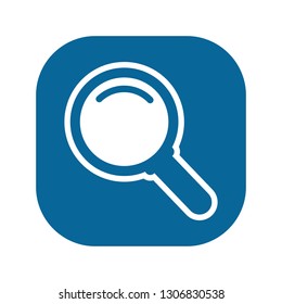 loupe icon vector