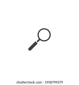 Loupe icon vector flat design template