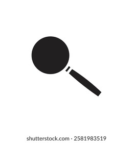 Loupe icon Vector flat thin line illustration
