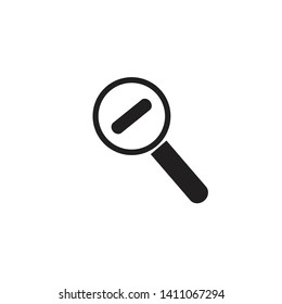 Loupe Icon Vector Logo Template