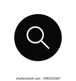 Loupe icon vector. Search sign