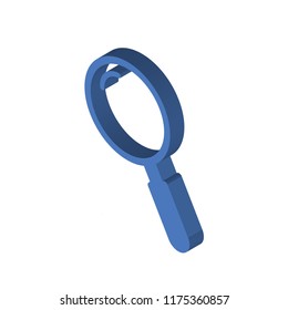 Loupe isometric left top view 3D icon