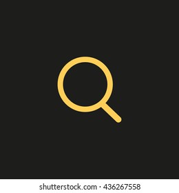 loupe, magnifying glass search icon