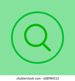 loupe, magnifying glass search icon