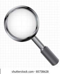 loupe magnifying objects (magnifying glass lens vector image)