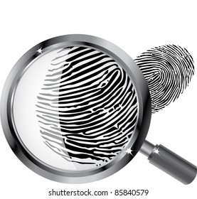 loupe magnifying objects (magnifying glass lens vector image)