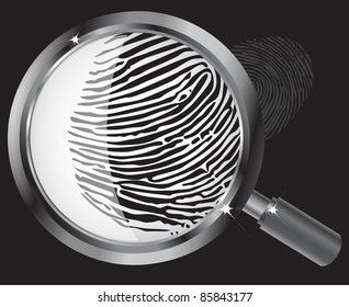loupe magnifying objects (magnifying glass lens vector image)