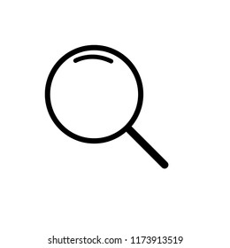 loupe ( search ) icon vector