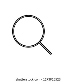 loupe ( search ) icon vector