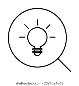 Loupe Search Money Idea Arrows Finance Icon