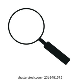 loupe simple design. vector illustration.