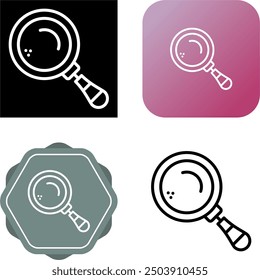 Loupe Unique Vector Icon Illustration