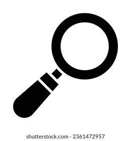 Loupe Vector Glyph Icon For Personal And Commercial Use.
