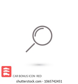 Loupe   vector icon 
