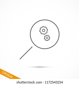 Loupe   vector icon 