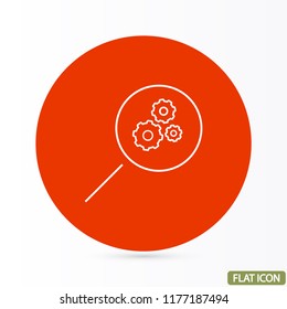 Loupe   vector icon 