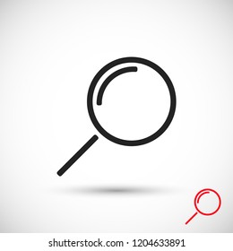 Loupe   vector icon 